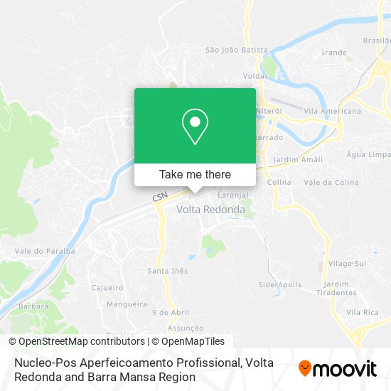 Nucleo-Pos Aperfeicoamento Profissional map
