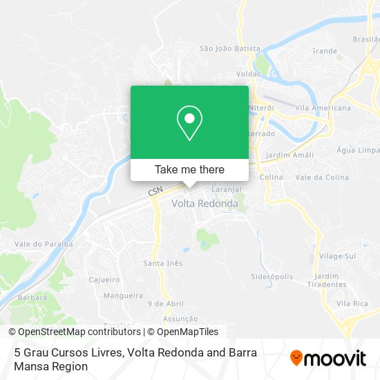 5 Grau Cursos Livres map