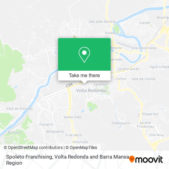 Spoleto Franchising map