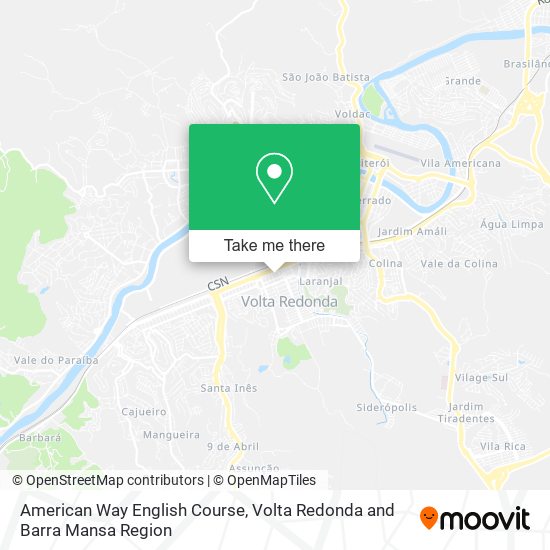 American Way English Course map