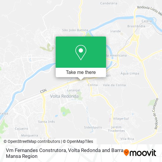 Vm Fernandes Construtora map