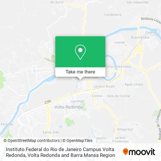Instituto Federal do Rio de Janeiro Campus Volta Redonda map