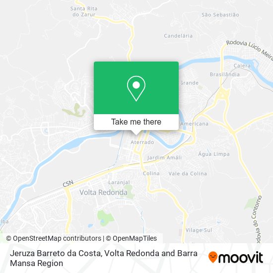 Jeruza Barreto da Costa map