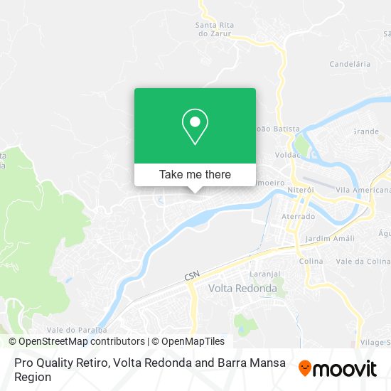 Pro Quality Retiro map