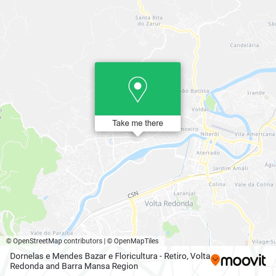 Dornelas e Mendes Bazar e Floricultura - Retiro map