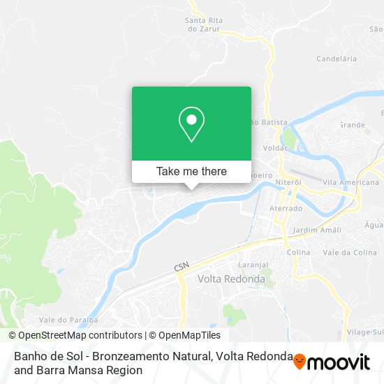Banho de Sol - Bronzeamento Natural map