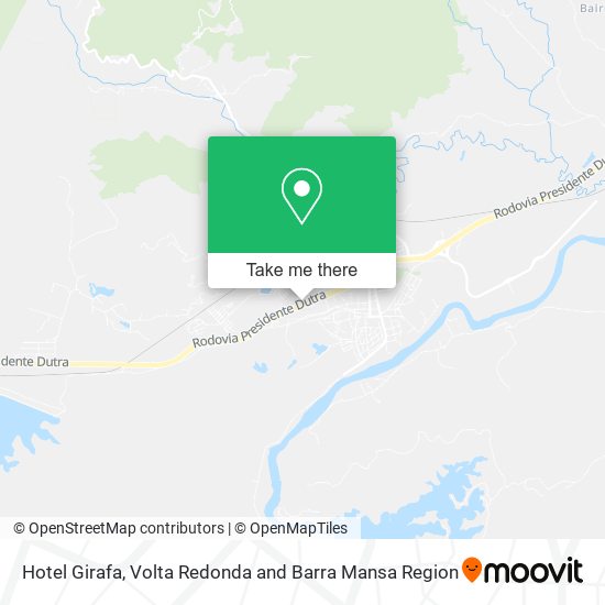 Hotel Girafa map