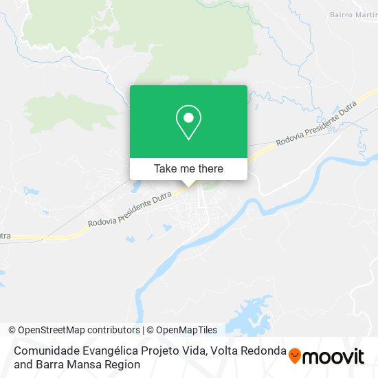Comunidade Evangélica Projeto Vida map