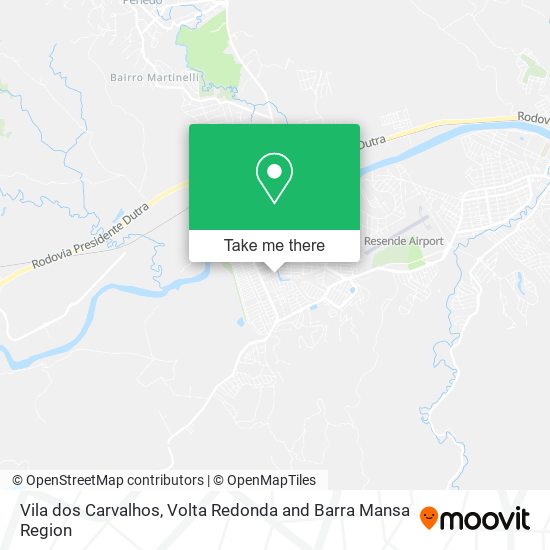 Vila dos Carvalhos map
