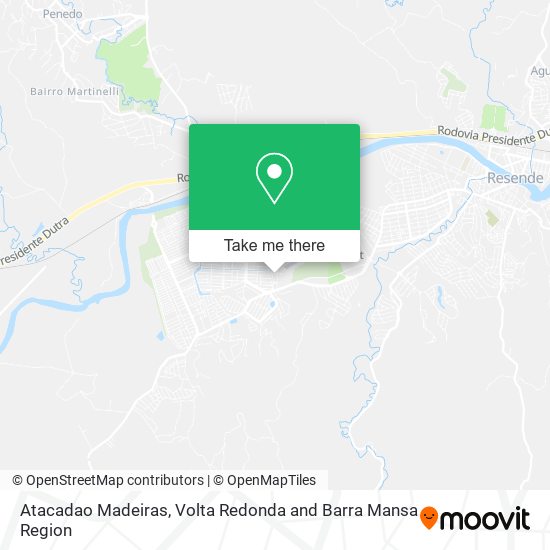 Atacadao Madeiras map