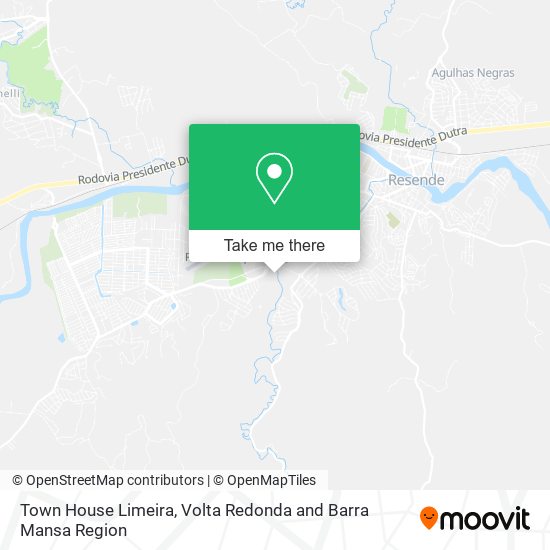 Town House Limeira map