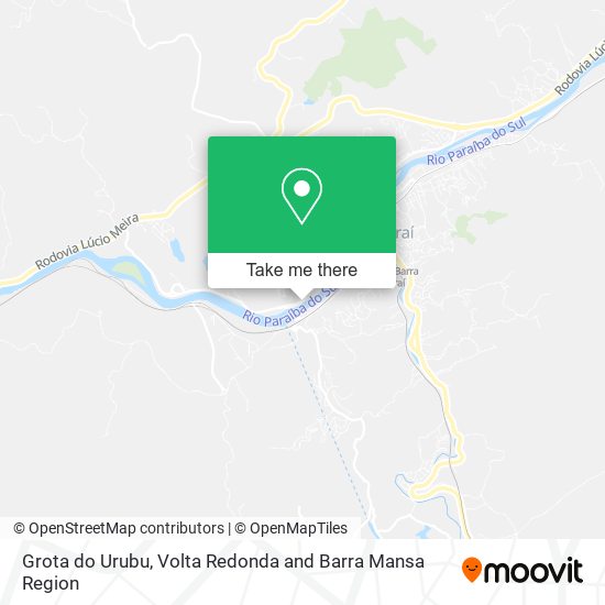 Grota do Urubu map