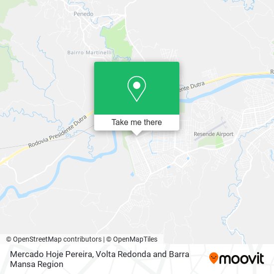 Mercado Hoje Pereira map