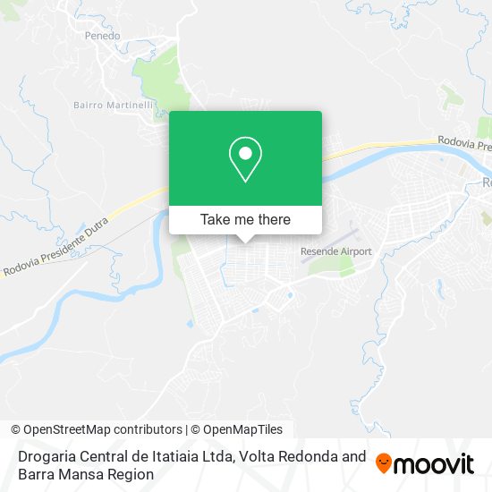 Mapa Drogaria Central de Itatiaia Ltda