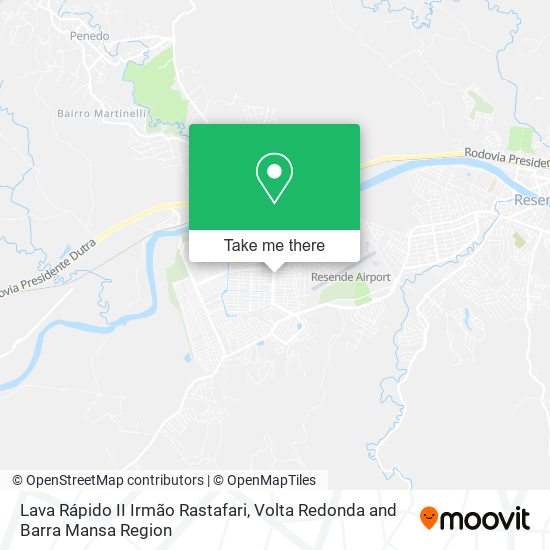 Lava Rápido II Irmão Rastafari map