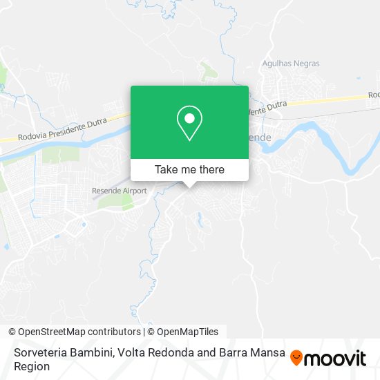 Sorveteria Bambini map