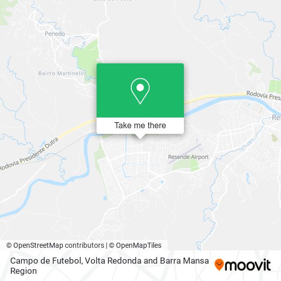 Campo de Futebol map