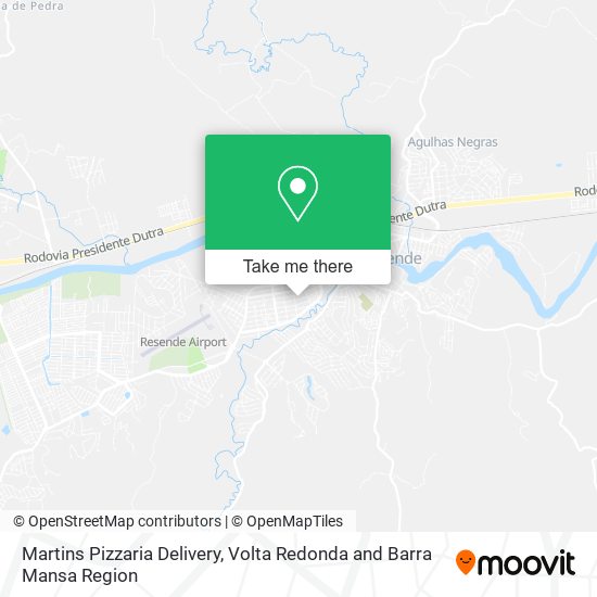 Mapa Martins Pizzaria Delivery