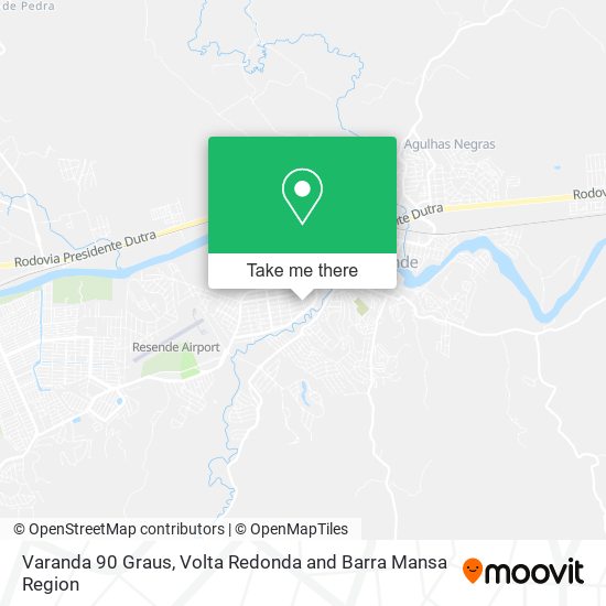 Varanda 90 Graus map