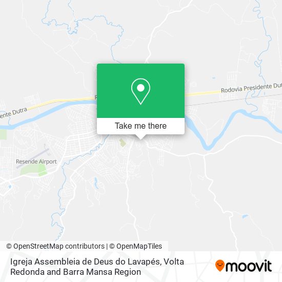 Igreja Assembleia de Deus do Lavapés map