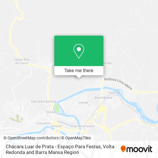 Chácara Luar de Prata - Espaço Para Festas map