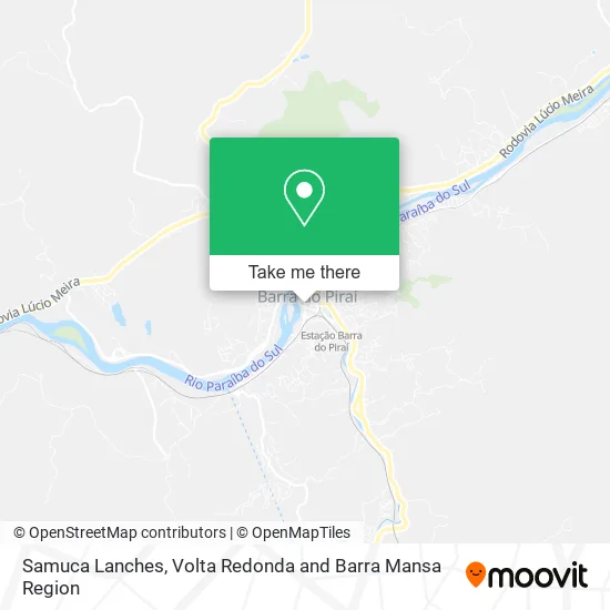 Samuca Lanches map