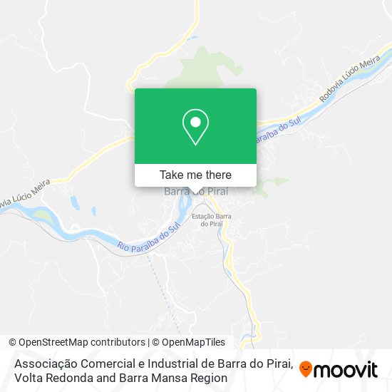 Mapa Associação Comercial e Industrial de Barra do Pirai