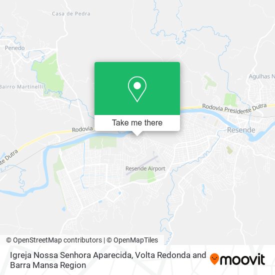 Mapa Igreja Nossa Senhora Aparecida