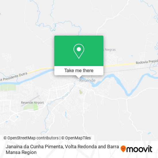 Janaína da Cunha Pimenta map