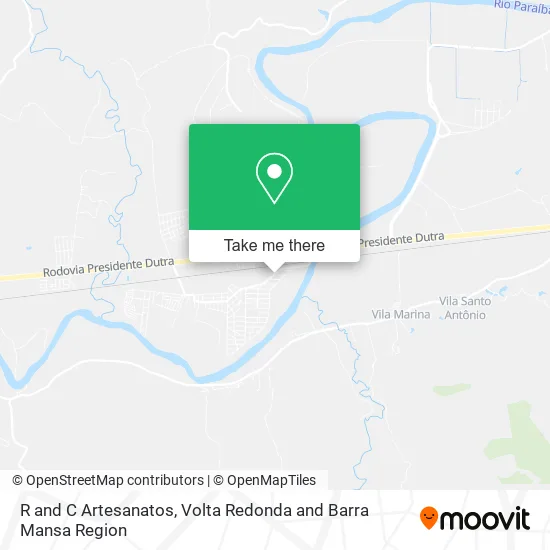 R and C Artesanatos map