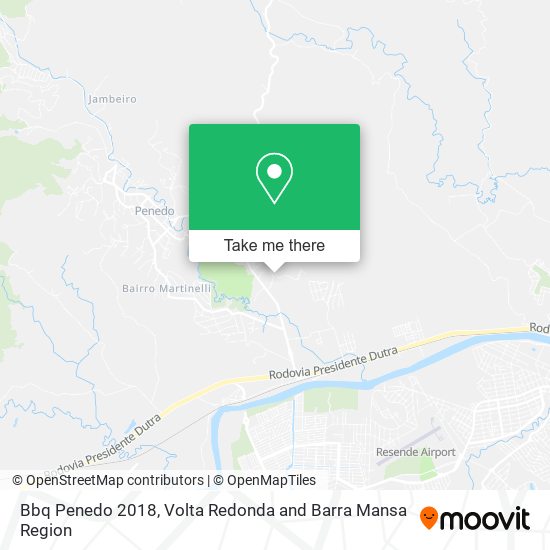 Bbq Penedo 2018 map