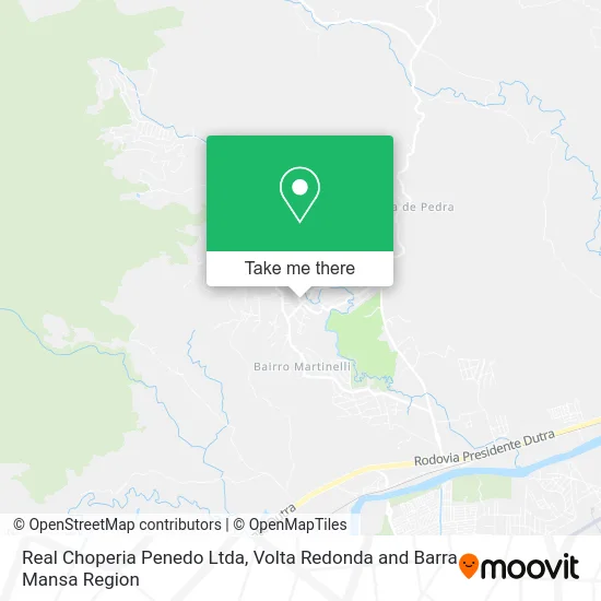 Real Choperia Penedo Ltda map