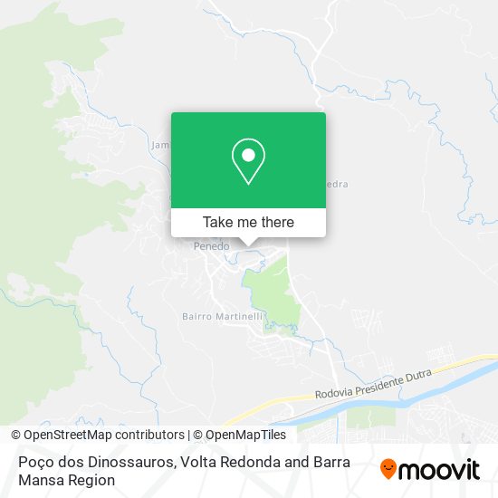 Poço dos Dinossauros map
