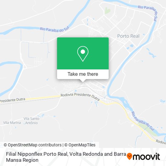 Filial Nipponflex Porto Real map