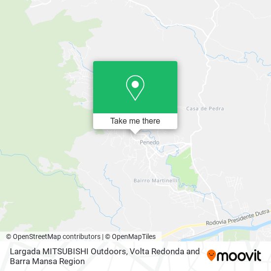 Largada MITSUBISHI Outdoors map