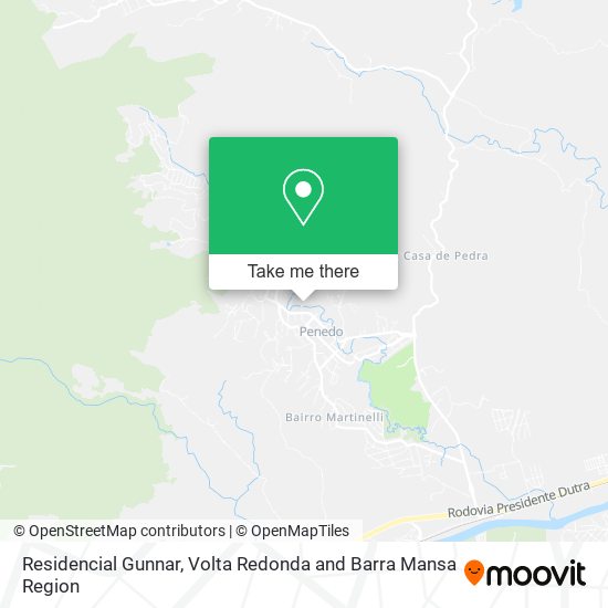Residencial Gunnar map