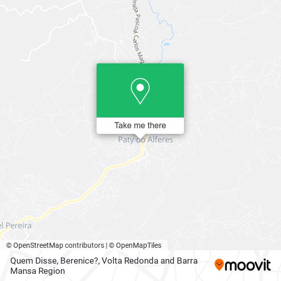 Quem Disse, Berenice? map