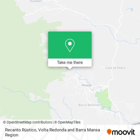Recanto Rústico map