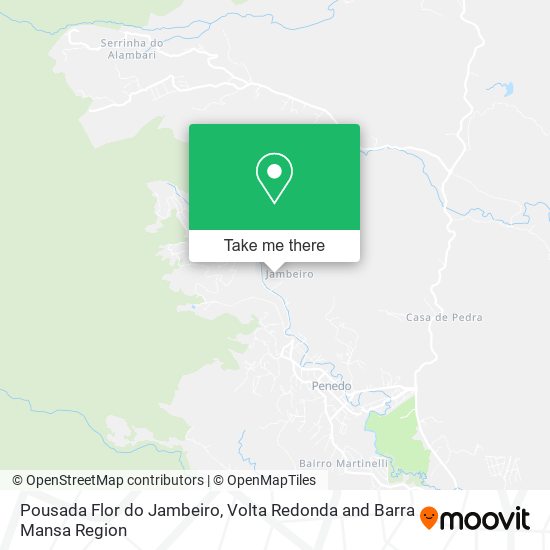 Pousada Flor do Jambeiro map