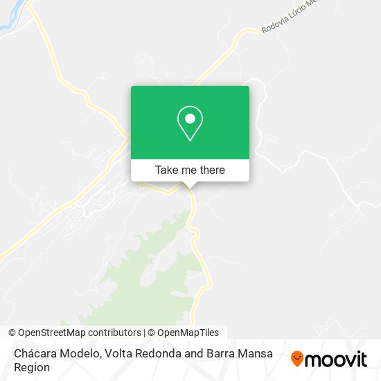 Chácara Modelo map