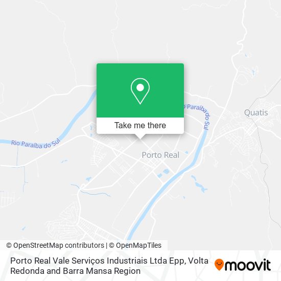 Porto Real Vale Serviços Industriais Ltda Epp map