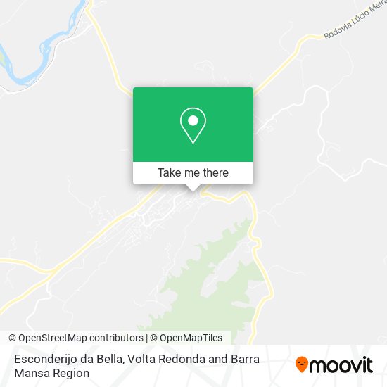 Esconderijo da Bella map