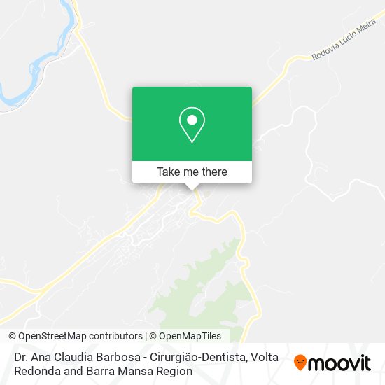Dr. Ana Claudia Barbosa - Cirurgião-Dentista map