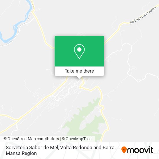 Sorveteria Sabor de Mel map