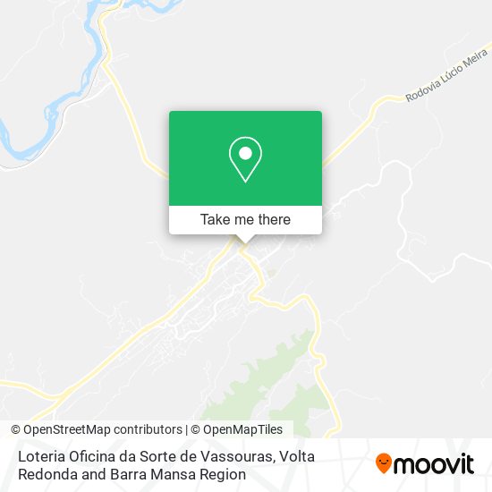 Loteria Oficina da Sorte de Vassouras map