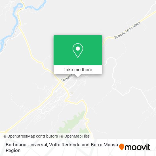 Barbearia Universal map
