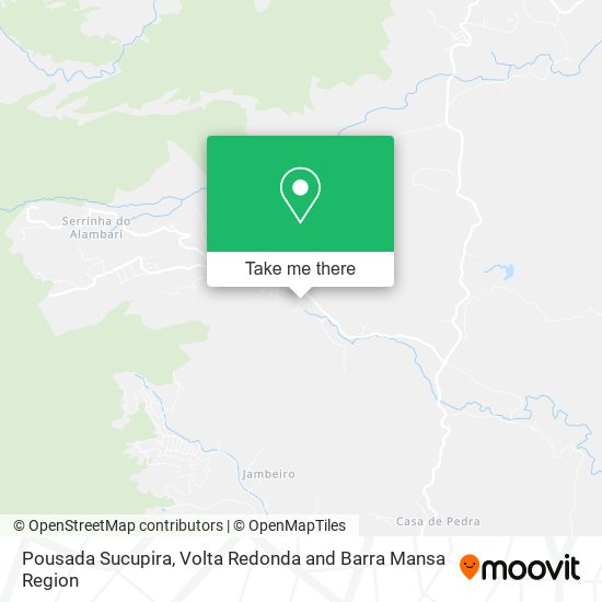 Pousada Sucupira map