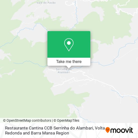Restaurante Cantina CCB Serrinha do Alambari map