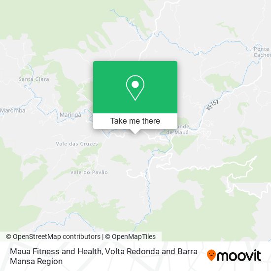 Maua Fitness and Health map