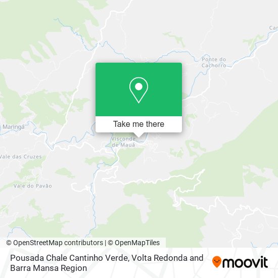 Pousada Chale Cantinho Verde map